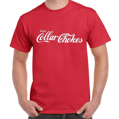 Collar Chokes Brazilian Jiu-Jitsu BJJ Men's T-Shirt M / Red