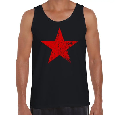 Communist Star Cuba Men's Tank Vest Top S / Black