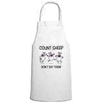 Count Sheep Don't Eat Them Vegetarian Kitchen Apron