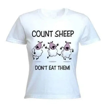 Count Sheep Women's Vegetarian T-Shirt