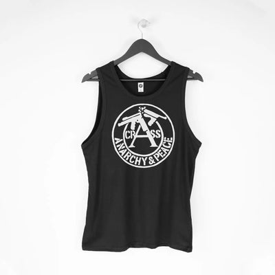 Crass Anarchy & Peace Men’s Vest Top - Mens T - Shirt