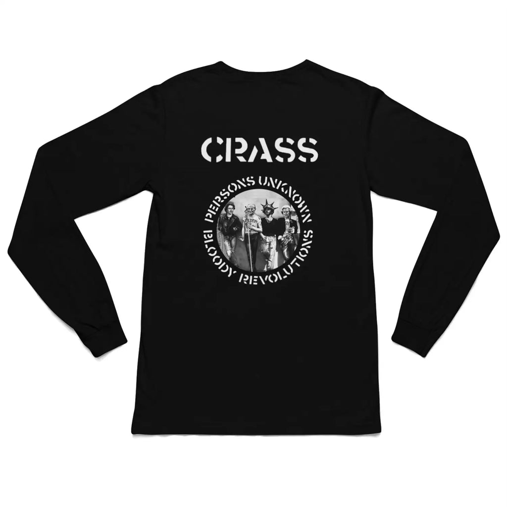 Crass Bloody Revolutions Long Sleeve T-Shirt Hardcore Punk