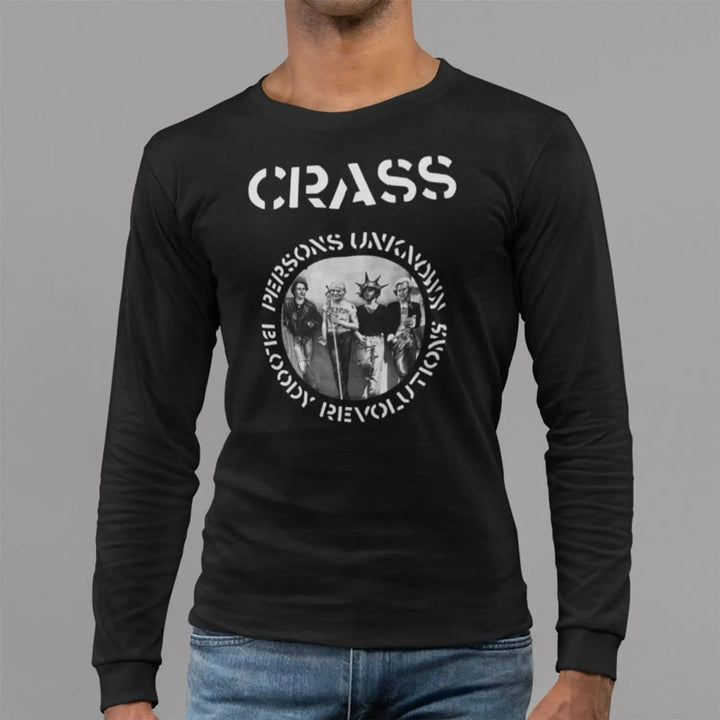 Crass Bloody Revolutions Long Sleeve T-Shirt Hardcore Punk