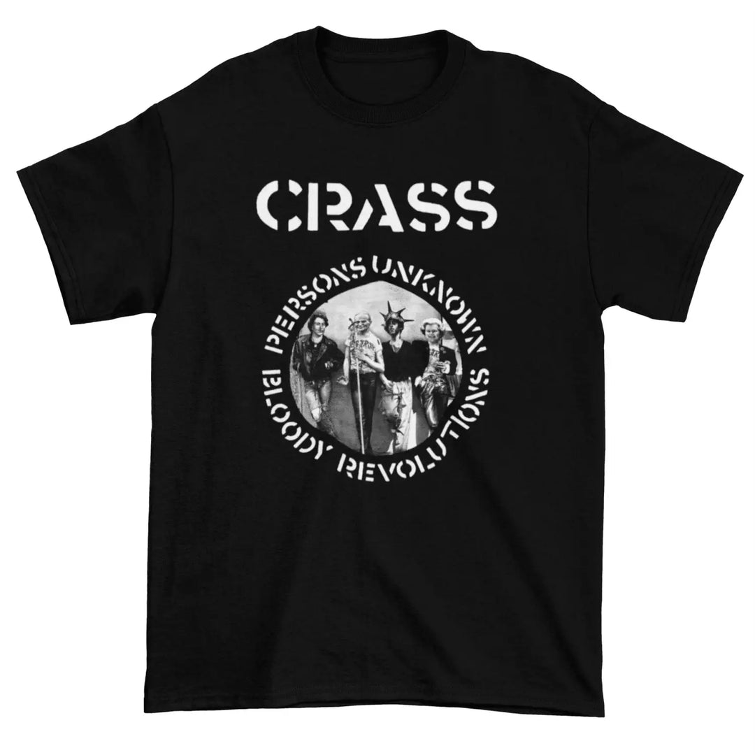 Crass Bloody Revolutions Men's T-Shirt Hardcore Punk Anarchist