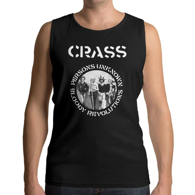 Crass Bloody Revolutions Men’s Vest Top - Hardcore Punk