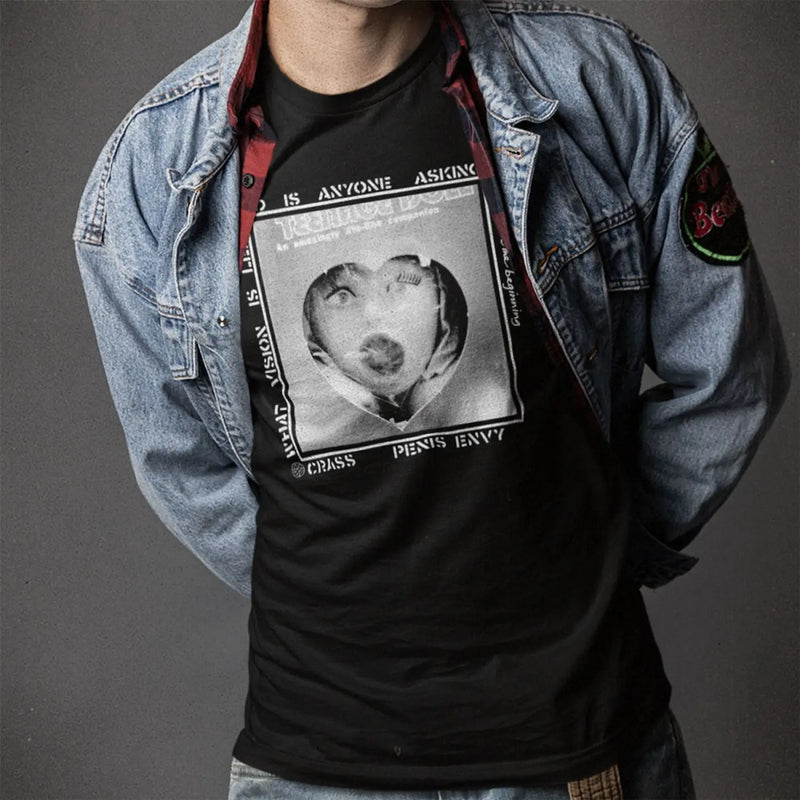 Crass Penis Envy Men’s T-Shirt - Hardcore Punk Anarchist