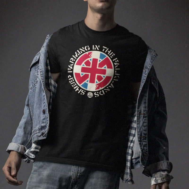 Crass Sheep Farming in the Falklands T Shirt - Mens T