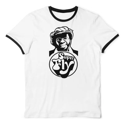 Curtis Mayfield Superfly Contrast Ringer T-Shirt XL