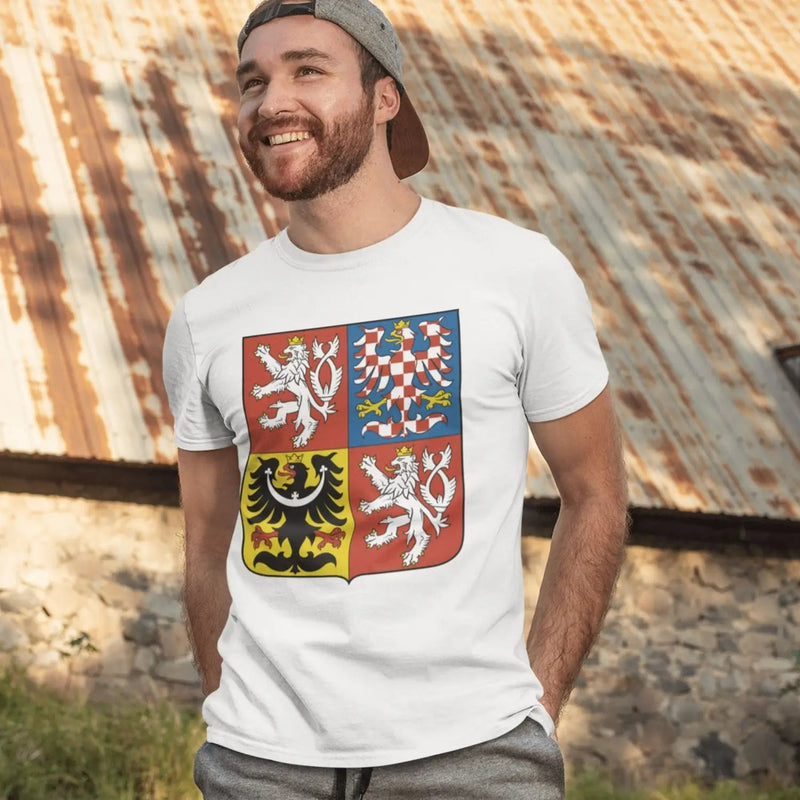 Czech Republic Coat Of Arms Flag Men&