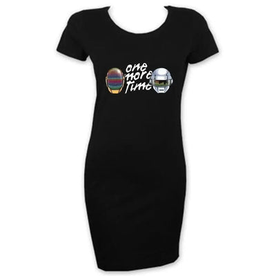 Daft Punk One More Time Short Sleeve T-Shirt Dress