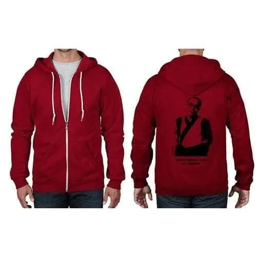 Dalai Lama Acts Of Kindness Full Zip Hoodie S / Red
