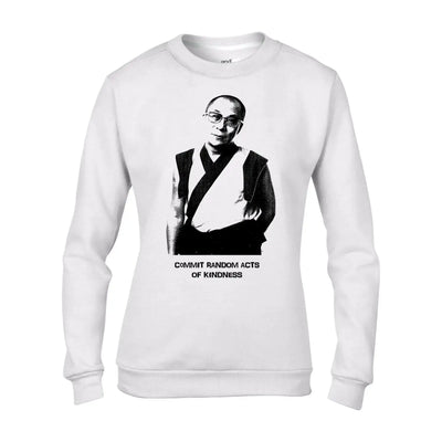 Dalai Lama Quote Buddhism Women's Sweatshirt Jumper XXL / White