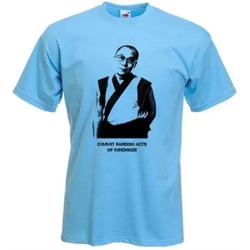 Dalai Lama T-Shirt XXL / Light Blue