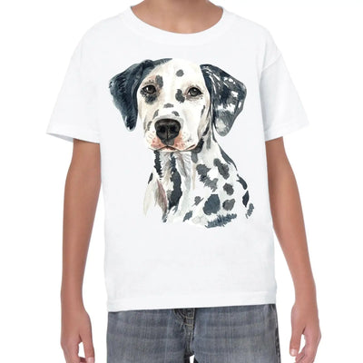 Dalmatian Portrait Cute Dog Lovers Gift Kids T-Shirt