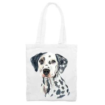 Dalmatian Portrait Cute Dog Lovers Gift Tote Shoulder Shopping Bag