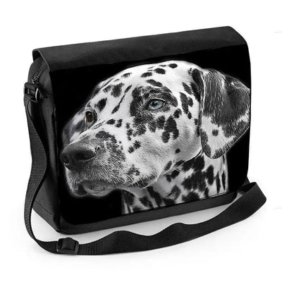 Dalmation Head Laptop Messenger Bag