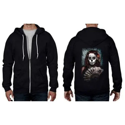 Day Of The Dead Girl Full Zip Hoodie