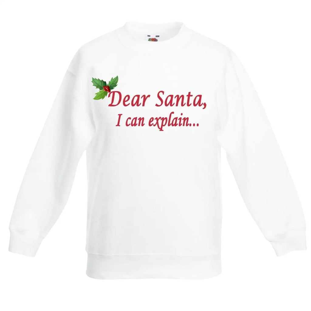Dear Santa, I Can Christmas Funny Childrens Kids