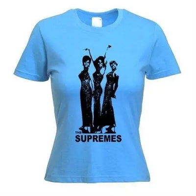 Diana Ross & The Supremes Women's T-Shirt XL / Light Blue