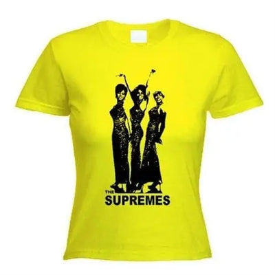 Diana Ross & The Supremes Women's T-Shirt XL / Yellow