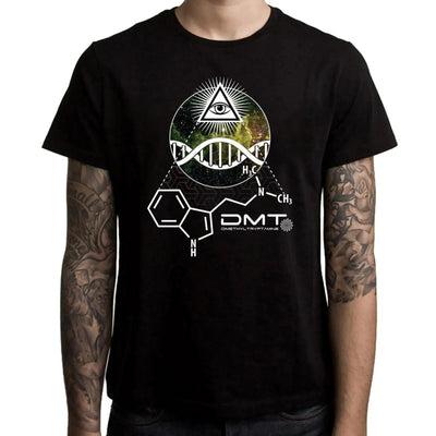 DMT All Seeing Eye Psychedelic Men's T-Shirt XXL / Black