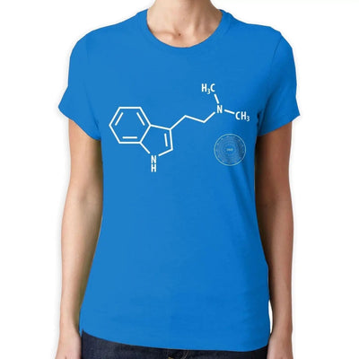 DMT Chemical Formula Psychedelic Women's T-Shirt XL / Royal Blue