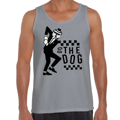 Do The Dog Ska 2 Tone Men's Vest Tank Top M / Light Grey