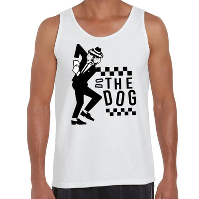 Do The Dog Ska 2 Tone Men's Vest Tank Top M / White