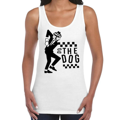 Do The Dog Ska 2 Tone Women's Vest Tank Top XL / White