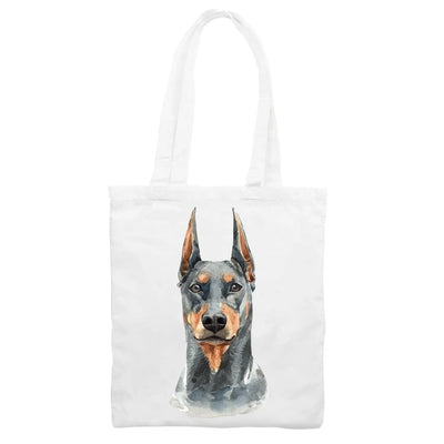 Doberman Pinscher Portrait Cute Dog Lovers Gift Tote Shoulder Shopping Bag