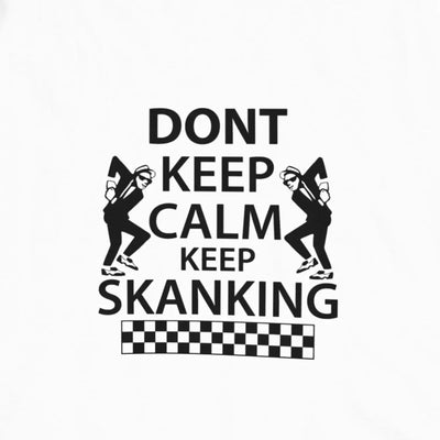 Don't Keep Calm Keep Skanking Men's Ska Polo T-Shirt