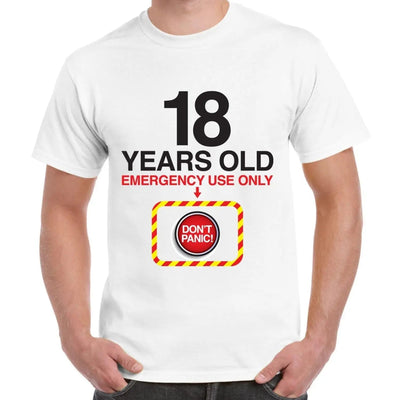 Don't Panic 18th Birthday Men's T-Shirt 3XL