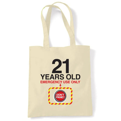 Don't Panic 21st Birthday Tote Shoulder Shopping Bag