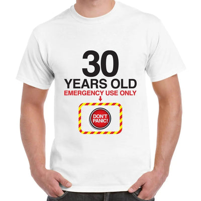 Don't Panic 30th Birthday Men's T-Shirt 3XL