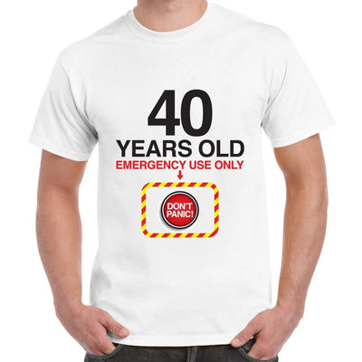 Don't Panic 40th Birthday Men's T-Shirt M