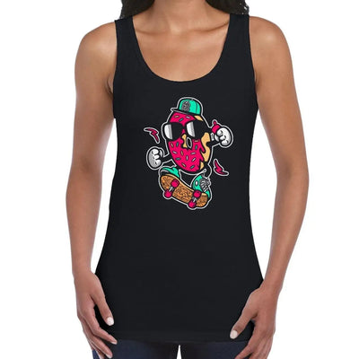 Donut Skateboarder Women's Tank Vest Top M