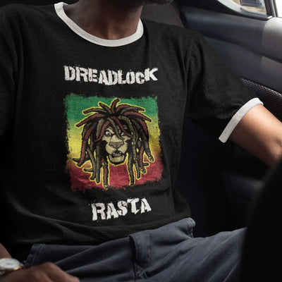 Dreadlock Rasta Ringer T-Shirt