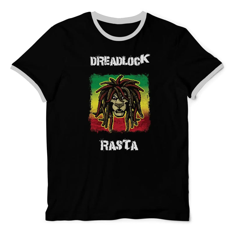 Dreadlock Rasta Ringer T-Shirt XXL