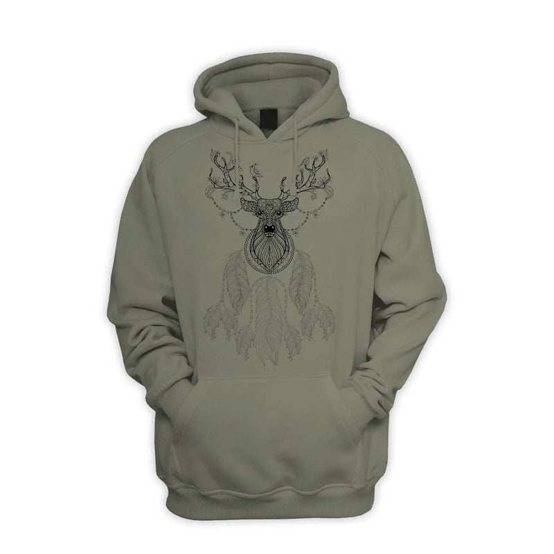 Dreamcatcher With Stags Head Hipster Men&