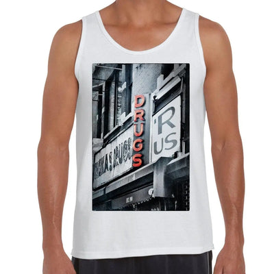 Drugs R Us Large Print Men's Tank Vest Top XXL