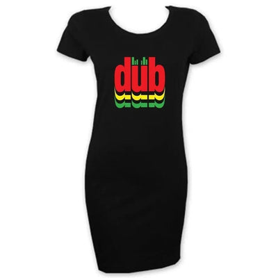 Dub Reggae Short Sleeve T Shirt Dress