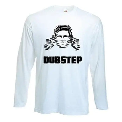 Dubstep Hearing Protection Long Sleeve T-Shirt XL / White