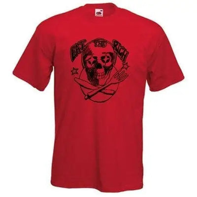 Eat The Rich T-Shirt M / Red