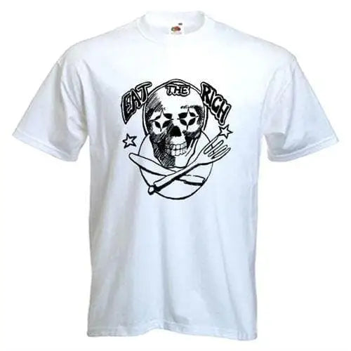Eat The Rich T-Shirt M / White