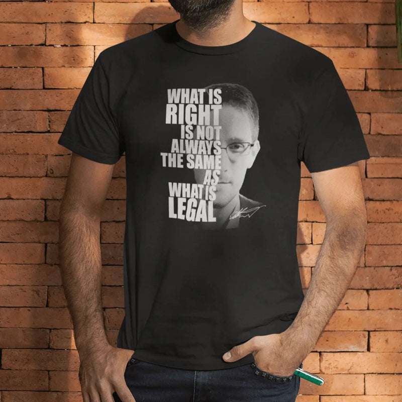 Edward Snowden What Is Right Quote Men&