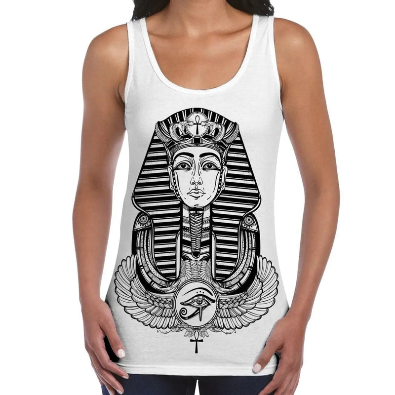 Egyptian Pharoah With Winged Ankh Symbol Large Print Women&