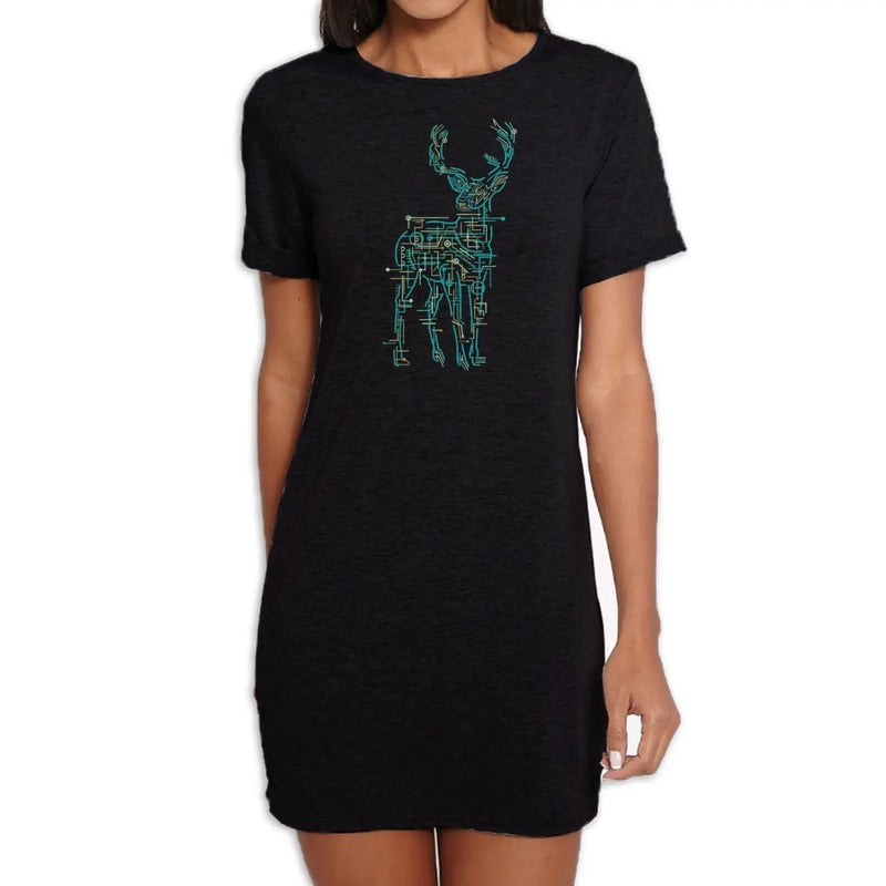 Electric Deer Stag Hipster Women&