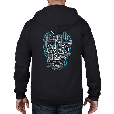 Electric Skull Full Zip Hoodie M