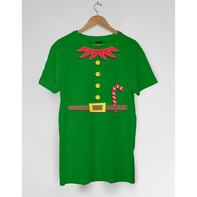 Elf Fancy Dress Mens Xmas T-Shirt