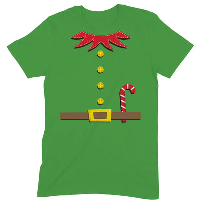 Elf Fancy Dress Mens Xmas T-Shirt S